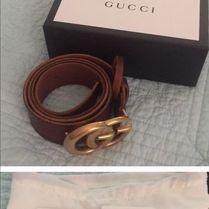 Brown Gucci Belt